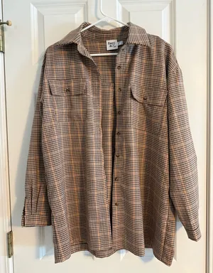 Princess Polly Willa Shirt Plaid Button Down Flannel thumbnail 1