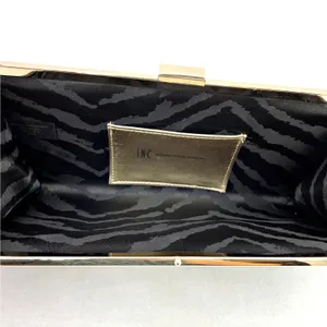 Bling It On Black Sequin Gold Clutch Bag Sequin INC Holiday Date Formal Party thumbnail 2