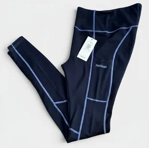 Halfdays Hallie Midweight Merino Legging Navy Blue Womens Size S Base Layer NWT thumbnail 1