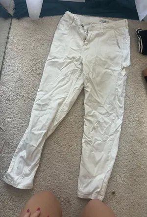 White low waisted jeans Size 25 thumbnail 1