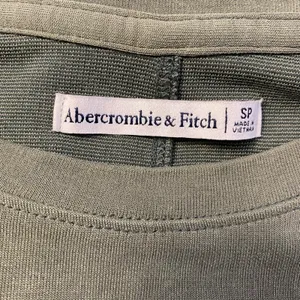 Abercrombie & Fitch Women’s Olive Green Short Sleeve Mini T-Shirt Dress Size‎ SP thumbnail 2
