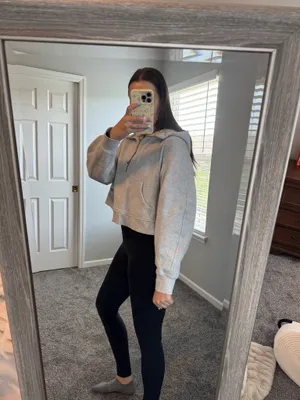 Lululemon Half-Zip Oversized Scuba M/L thumbnail 4
