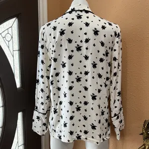 & other stories white floral button up shirt thumbnail 6