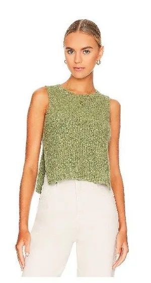 525 America Revolve Green Knit Top thumbnail 1