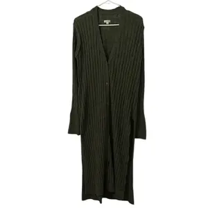 Pilcro Gauzy Olive Green Duster Cardigan Sweater(Size Medium) thumbnail 4