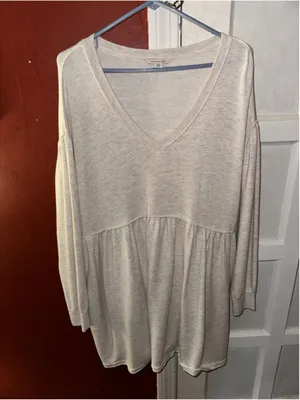 American Eagle V-Neck Babydoll Dress thumbnail 4