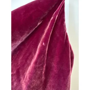 Cinq à Sept‎ Burgundy Velvet Ryder Cocktail Mini Dress Size 0 thumbnail 7