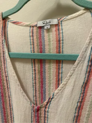Rails Lucca Dress Havana Stripe thumbnail 4