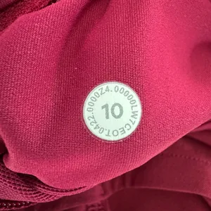 Lululemon Speed Up Mid-Rise Lined Short 4" Size 10 Pomegranate Silver Reflective thumbnail 10
