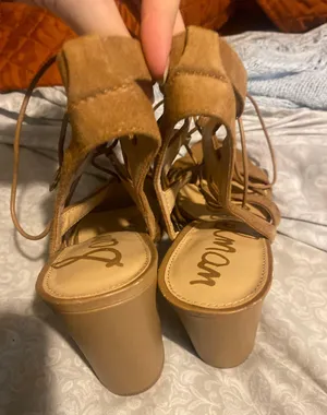 Sam Edelman Lace Up Heels thumbnail 3