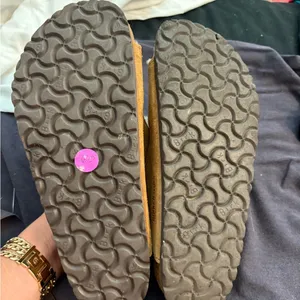 Birkenstock Brown Shearling-Lined Arizona Sandals thumbnail 2