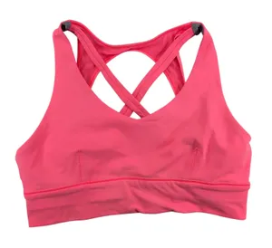 Born Primitive Women Pink Strappy Criss Cross Sports Bra‎ XXL Activewear Gym thumbnail 1