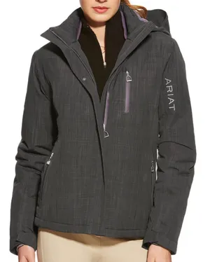 Ariat Highland Ladies Jacket Lava Beach Grey Lavender Womens Small Equestrian thumbnail 1