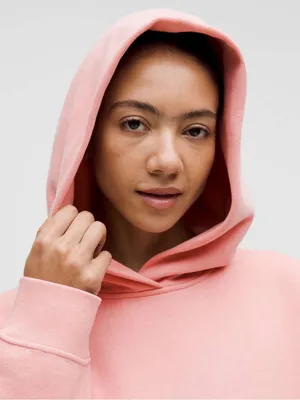 NWT Lululemon Women's Steady State Oversized Hoodie in Tea Rose size small thumbnail 2