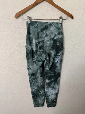 Lululemon‎ Align High-Rise Pant with Pockets 25" Green Diamond Dye Womens Size 4 thumbnail 4