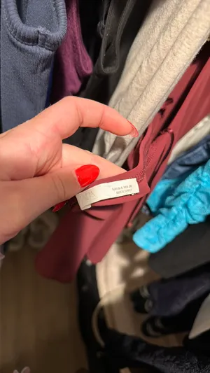 ZARA Burgundy Top thumbnail 5