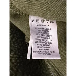 ZYIA ACTIVE Jacket Womens Large Green Black Sherpa Fleece Full Zip (6618) thumbnail 6