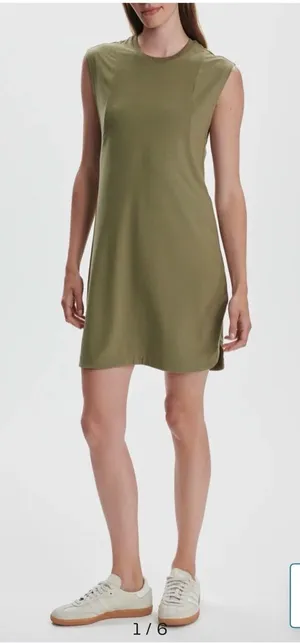 Varley Naples 31.5 Dress in Dusky Green Tennis Pickleball Athletic Dress Medium thumbnail 1