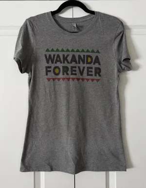 Next Level Apparel Wakanda Forever Graphic Tee thumbnail 1
