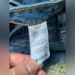 True Religion blue tie dye pattern skinny jeans with flap pockets, size 30 thumbnail 7