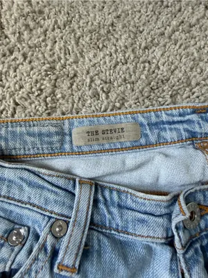 AG Adriano Goldschmied The Stevie Light Wash Slim Straight Size 28 thumbnail 3