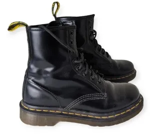 Dr. Martens Black 1460 Size 6 Smooth Leather Lace Up Boots Grunge Punk thumbnail 13
