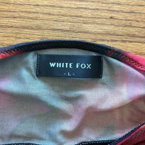White fox mesh shrug top thumbnail 2