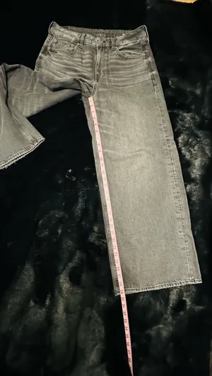 American Eagle Super High Rise Kick Boot Jeans – Washed Black  thumbnail 5