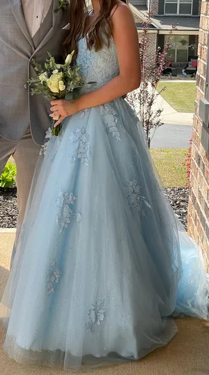 Amarra Prom Dress Blue Size 2 thumbnail 1