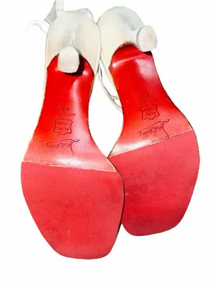 Roeposh - Tan TStrap Christian Louboutin Heels Shoes 39 1/2 thumbnail 10