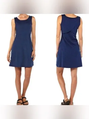 Patagonia Navy Sleeveless A-Line Dress thumbnail 2