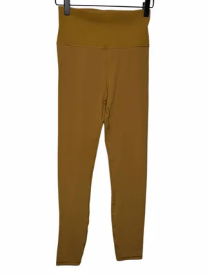 NWT VUORI Rib Studio Dark Golden Leggings thumbnail 3