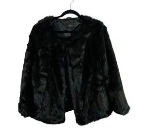 Worthington Women's Black Faux Fur Jacket thumbnail 1