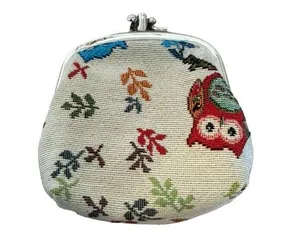 Signage Kiss Lock Owl Tapestry Coin Purse thumbnail 1