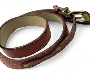 Vintage Crumrine Belt Buckle Leather Hand Tooled Brass Western Unisex S Small thumbnail 4