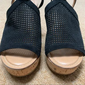 Franco Sarto Clinton 2 Black Wedges thumbnail 5