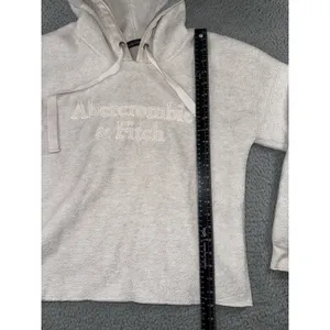 Abercrombie &‎ Fitch Hoodie Women Medium Sherpa Fleece Pullover thumbnail 5