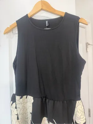 BTFBM sleeveless crewneck floral maxi dress thumbnail 6