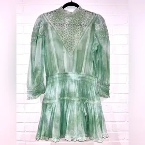 NEW LoveShackFancy Viola Victorian Mini Dress thumbnail 3