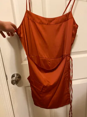 Urban Outfitters Red/Orange Romper Dress thumbnail 1