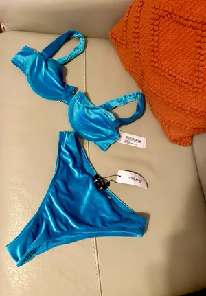 Nasty Gal velvet bikini small (New w/tags) thumbnail 2