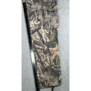 Mossy Oak Cargo Pants Women Medium Camo‎ Break-Up Pink Logo Drawstring Hem thumbnail 6