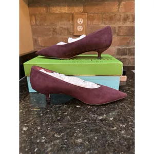 Kate Spade New York Deep Russet Dale suede pumps featuring a pointed toe Size 8 thumbnail 3