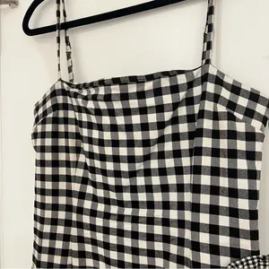 Lovers + Friends Gabby Gingham Ruffle Mini dress Sleeveless Checkered Print thumbnail 7