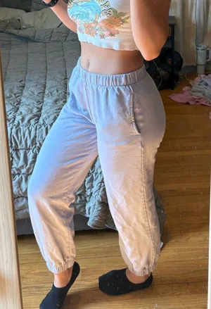 Brandy Melville Pastel Blue Joggers thumbnail 1