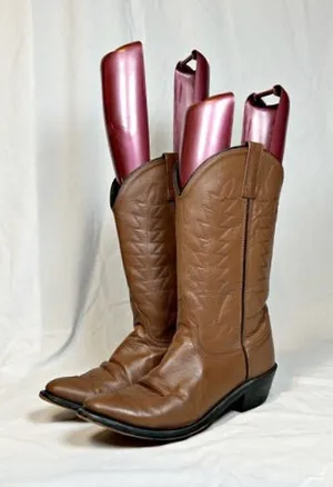 Sheplers Womens Brown Leather Cowgirl Western Boots~8.5~ thumbnail 1
