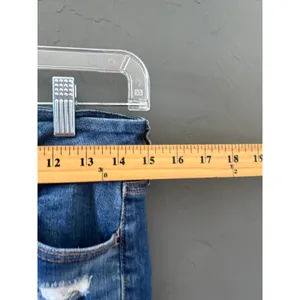 American Eagle Curvy High-Rise Jegging Distressed Skinny Jeans Blue 6‎ Long thumbnail 5