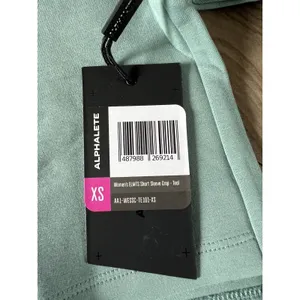 Alphalete Woman’s ELMTS Short SLEEVE Crop - Teal , Size XS thumbnail 7