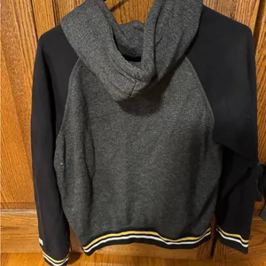 American Eagle COPY - Hawkeyes Men's Black and Gray Hoodie thumbnail 2