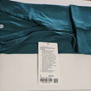 Lululemon Swiftly Relaxed Long-Sleeve Shirt Hip Length / Storm Teal / Size 2 thumbnail 7